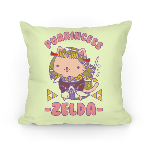 Purrincess Zelda Pillow