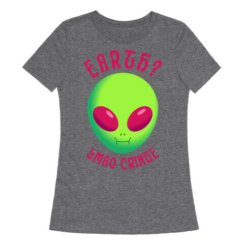Earth? LMAO Cringe Womens T-Shirt