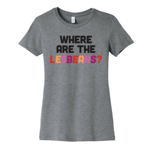 Where Are The Le$Beans? Womens T-Shirt