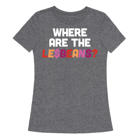 Where Are The Le$Beans? Womens T-Shirt