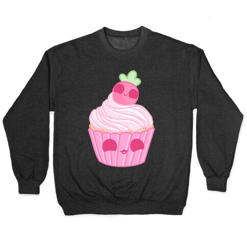 Kawaii Strawberry Cupcake Pullover