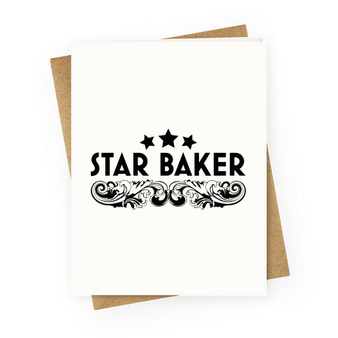 Star Baker Greeting Card