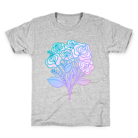 Pastel Vulva Bouquet Kids T-Shirt