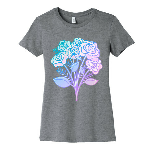 Pastel Vulva Bouquet Womens T-Shirt