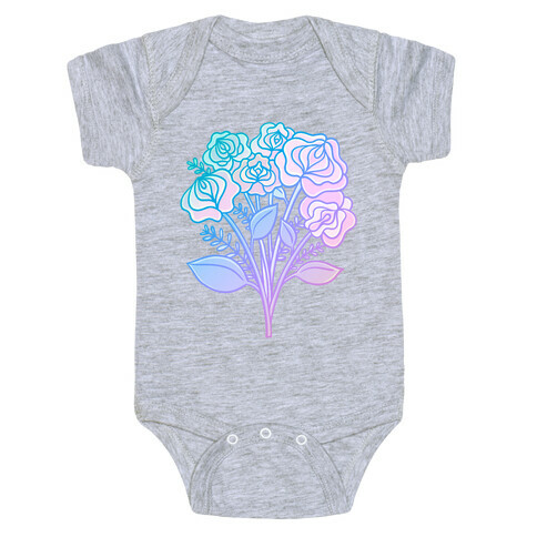 Pastel Vulva Bouquet Baby One-Piece