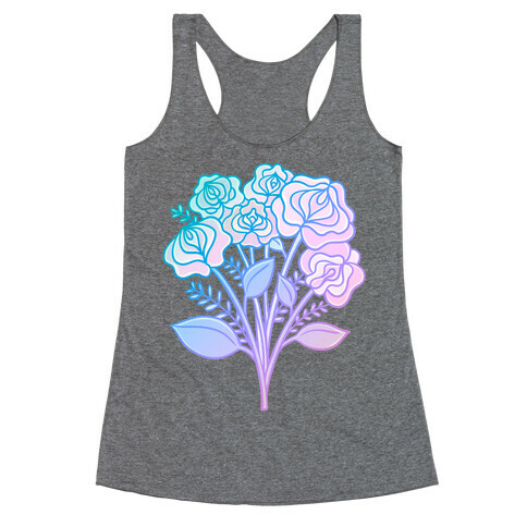 Pastel Vulva Bouquet Racerback Tank Top