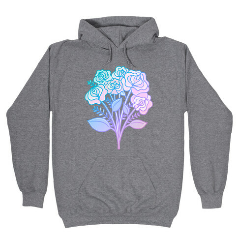 Pastel Vulva Bouquet Hooded Sweatshirt