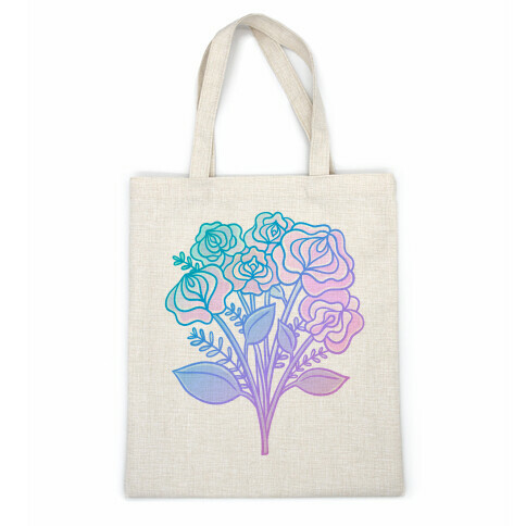 Pastel Vulva Bouquet Casual Tote