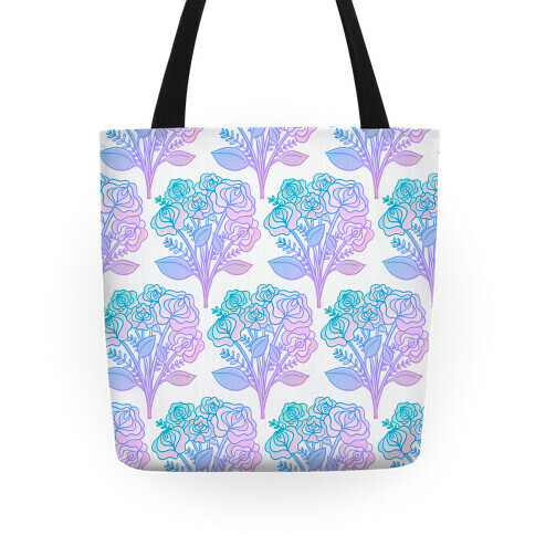 Pastel Vulva Bouquet Tote