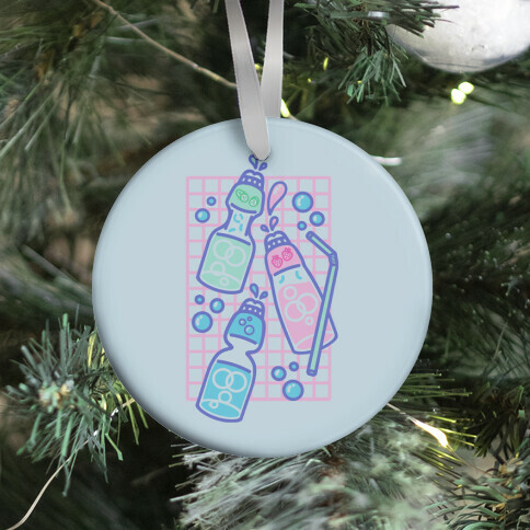 NSFW Pastel Penis Ramune Soda Bottles Ornament