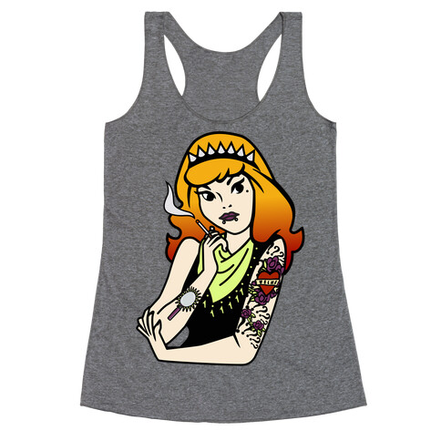 Punk Rock Daphne Parody Racerback Tank Top