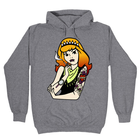 Punk Rock Daphne Parody Hooded Sweatshirt