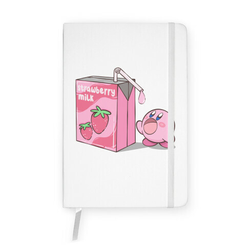 Strawberry Milk Kirby Parody Notebook