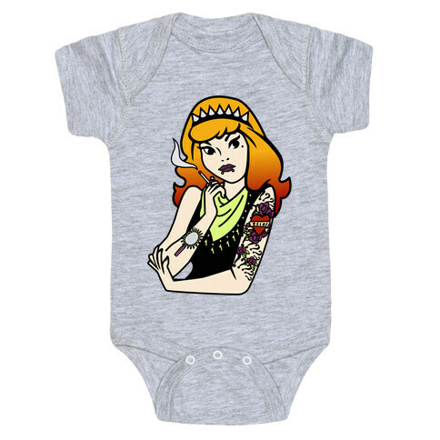 Punk Rock Daphne Parody Baby One-Piece