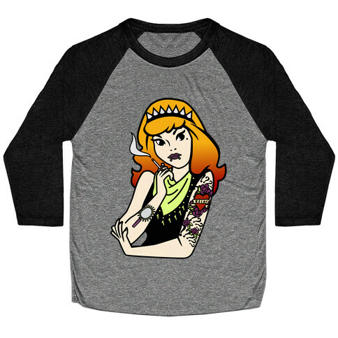 Punk Rock Daphne Parody Baseball Tee