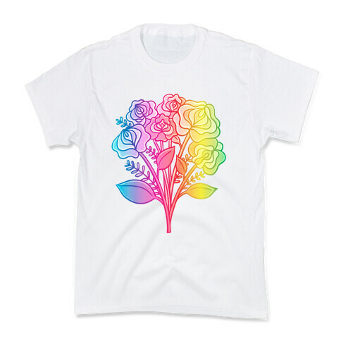 Rainbow Vulva Bouquet Kids T-Shirt