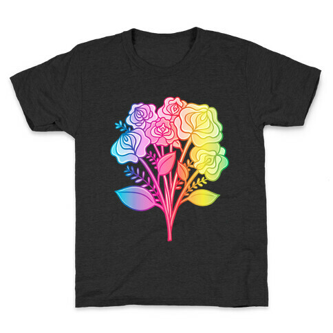 Rainbow Vulva Bouquet Kids T-Shirt