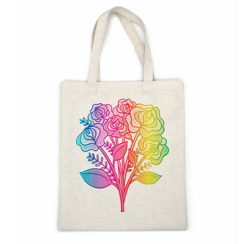 Rainbow Vulva Bouquet Casual Tote