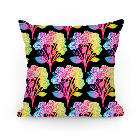 Rainbow Vulva Bouquet Pillow