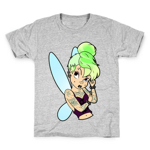 Punk Tinkerbell Kids T-Shirt