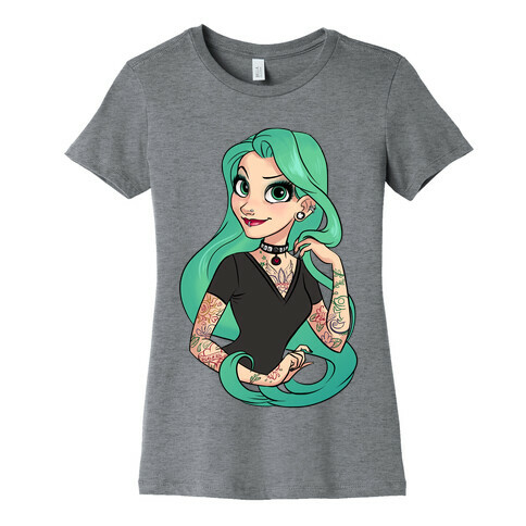 Punk Rapunzel Womens T-Shirt