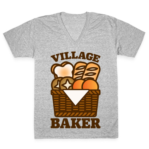 Village Baker V-Neck Tee Shirt