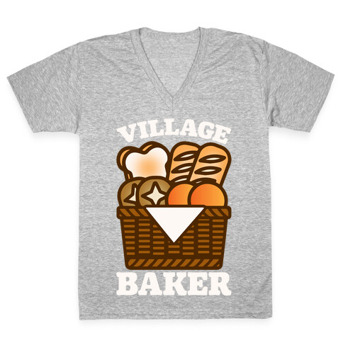 Village Baker V-Neck Tee Shirt