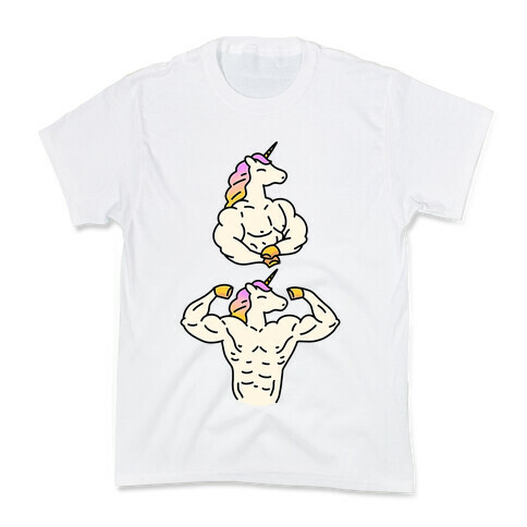 Majestic Buff Unicorn Kids T-Shirt