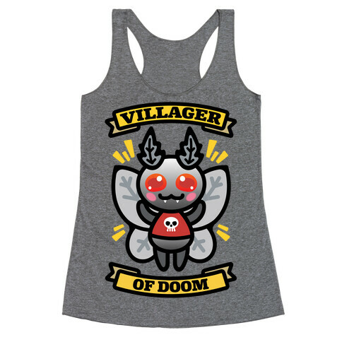 Villager of Doom Mothman Parody Racerback Tank Top