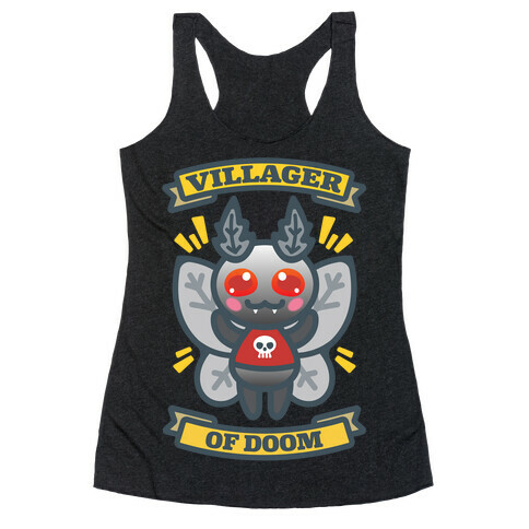 Villager of Doom Mothman Parody Racerback Tank Top