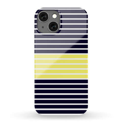 Navy and Yellow Stripe Case Phone Case