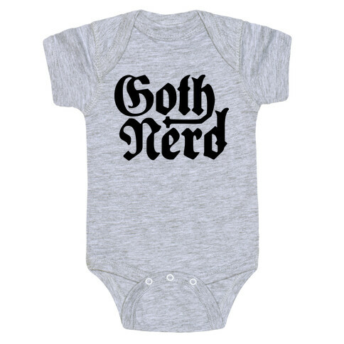 Goth Nerd Baby One-Piece