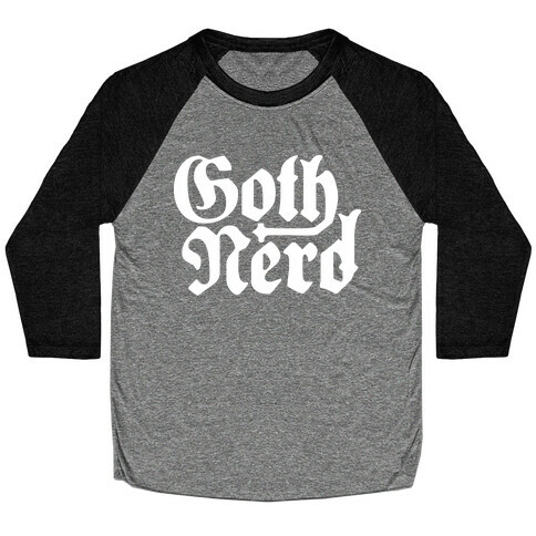 Goth Nerd Baseball Tee