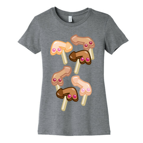 NSFW Gum ball Penis Popsicles Womens T-Shirt