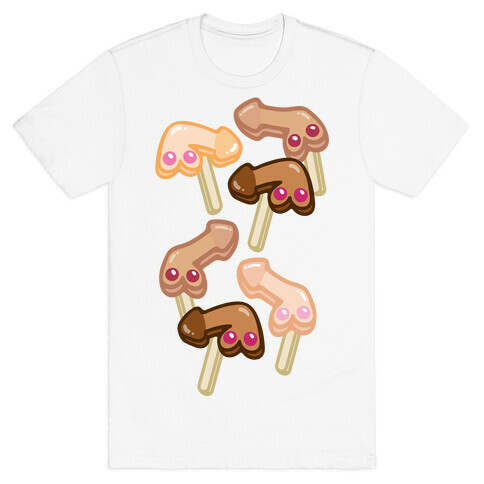 NSFW Gum ball Penis Popsicles T-Shirt