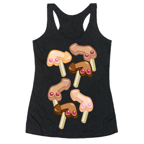 NSFW Gum ball Penis Popsicles Racerback Tank Top