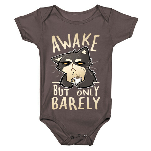 Awake, But Only Barely Baby One-Piece