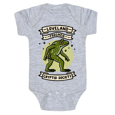 Loveland Frogmen Cryptid Society Baby One-Piece