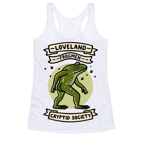 Loveland Frogmen Cryptid Society Racerback Tank Top