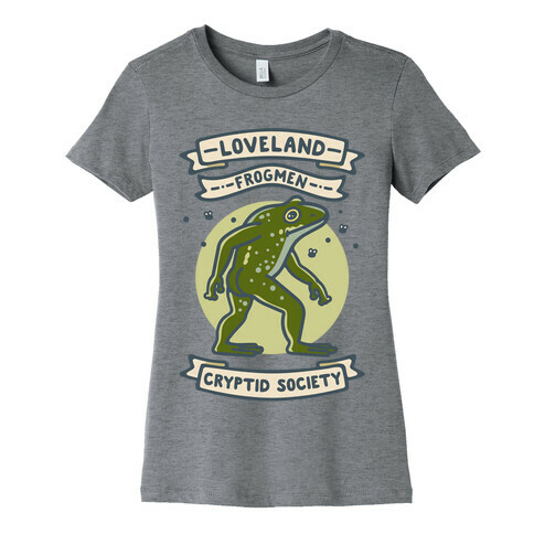 Loveland Frogmen Cryptid Society Womens T-Shirt
