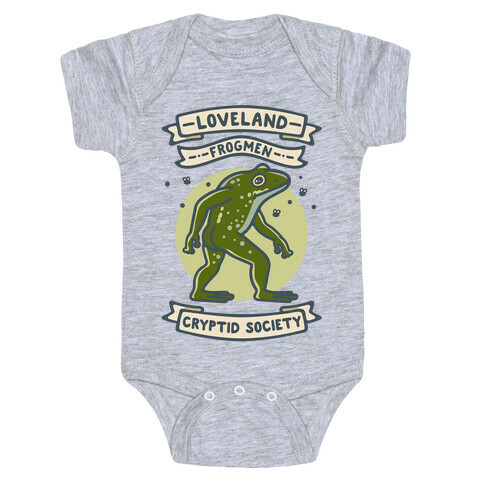 Loveland Frogmen Cryptid Society Baby One-Piece