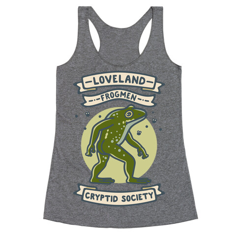 Loveland Frogmen Cryptid Society Racerback Tank Top