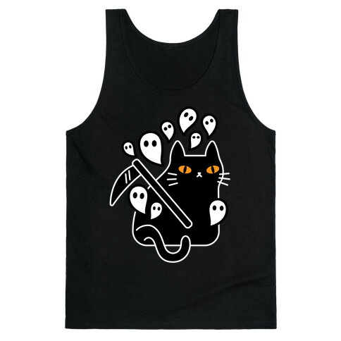 Nine Lives Reaper Cat Tank Top