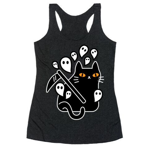 Nine Lives Reaper Cat Racerback Tank Top