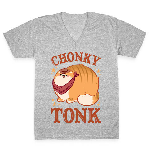 Chonky Tonk V-Neck Tee Shirt