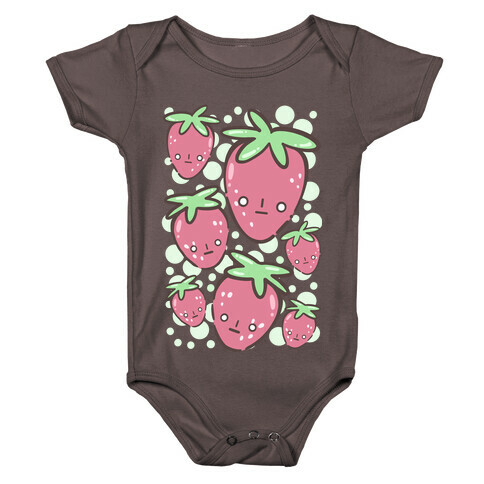 Indifferent Strawberries Baby One-Piece
