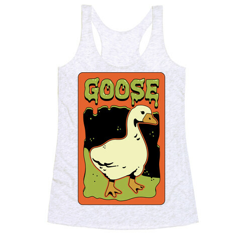 Goose Horror Parody Racerback Tank Top