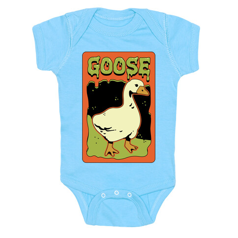 Goose Horror Parody Baby One-Piece