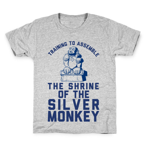 Training To Assemble The Shrine Of The Silver Monkey Kids T-Shirt