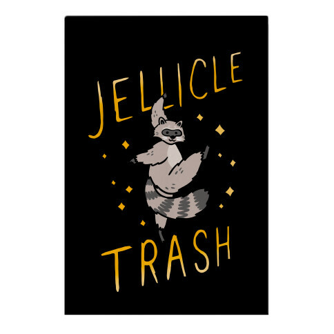 Jellicle Trash Raccoon Garden Flag